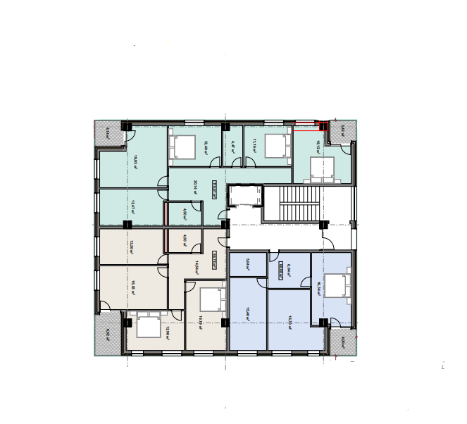 Մասնաշենք Բ  Հարկ 5